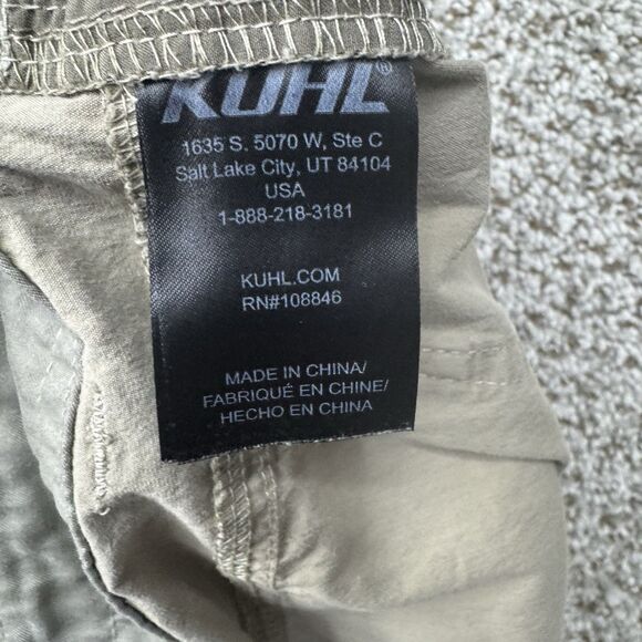 KUHL Shorts Men's 38 Shift Amphibia Hybrid Hiking Outdoor Tan Light Weight Camp - Picture 11 of 14